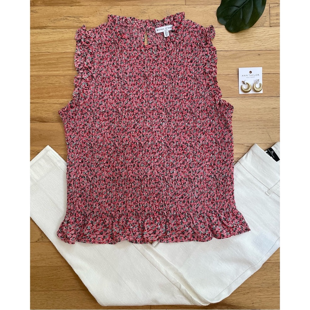 Maison D’Amelie Floral Blouse